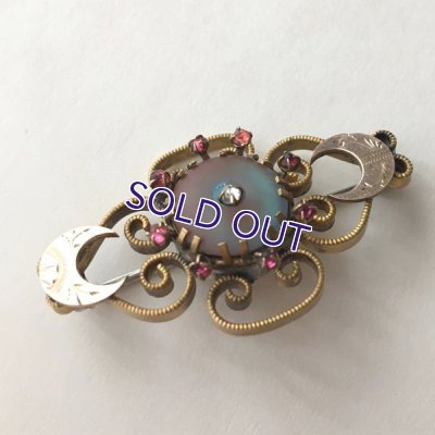 画像6: 三日月とサフィレットのブローチ