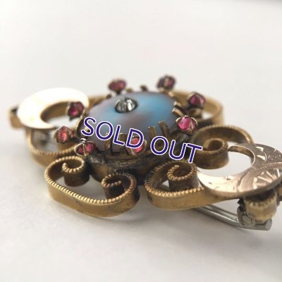 画像4: 三日月とサフィレットのブローチ