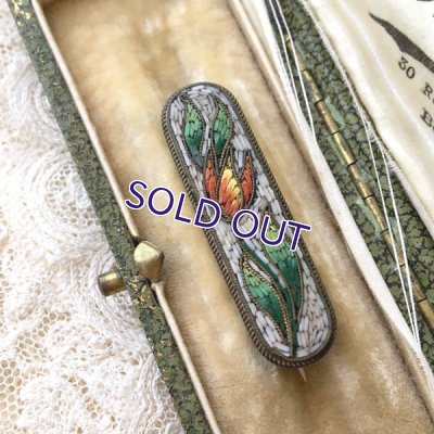 画像4: チューリップのマイクロモザイクブローチ