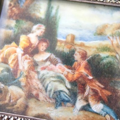 画像7: 恋人たちのミニアチュールブローチ