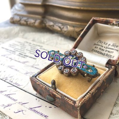 画像6: マーガレットのマイクロモザイクブローチ