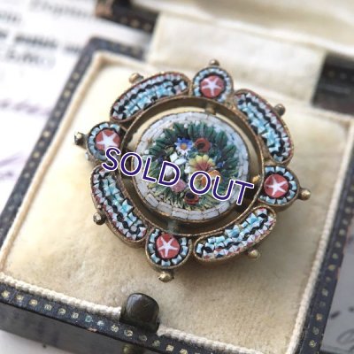 画像6: 花々のマイクロモザイクブローチ(訳あり）