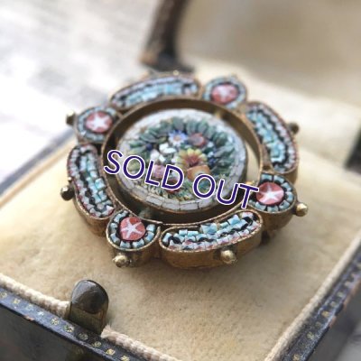 画像8: 花々のマイクロモザイクブローチ(訳あり）