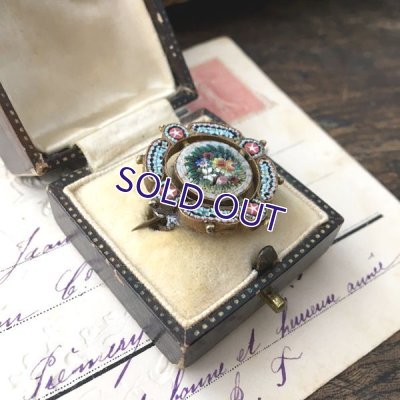 画像4: 花々のマイクロモザイクブローチ(訳あり）