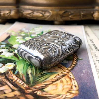 画像6: ロカイユ文様のマッチケース