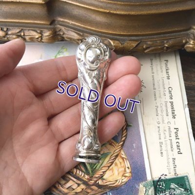 画像10: 銀製 アカンサス文様のシーリングスタンプ