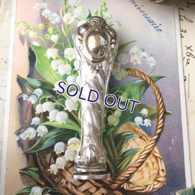 画像4: 銀製 アカンサス文様のシーリングスタンプ