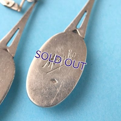 画像6: 銀製 モルフォ蝶のピアス