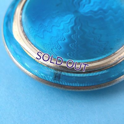 画像9: ブルーギロッシュエナメルのパウダーケース