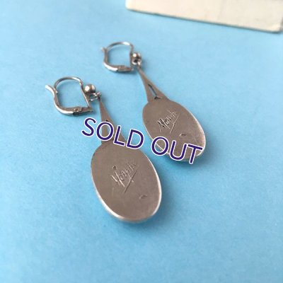 画像5: 銀製 モルフォ蝶のピアス