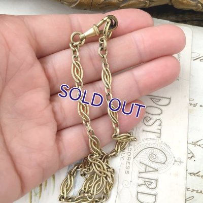 画像7: 懐中時計用ゴールドチェーン