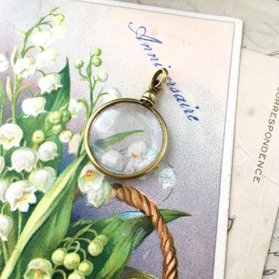 画像9: ORIA 小さなガラスのロケットペンダント