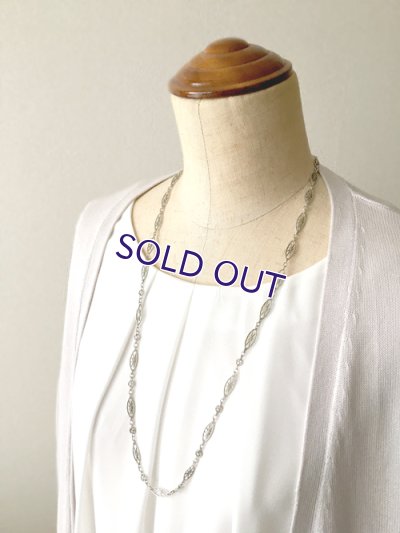 画像11: 銀製 フィリグリー細工のネックレス