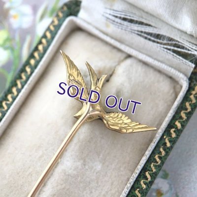 画像4: FIX ツバメのゴールドクラヴァットピン