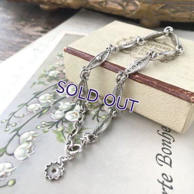 画像1: 銀製 フィリグリー細工のブレスレット