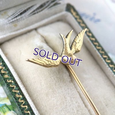 画像5: FIX ツバメのゴールドクラヴァットピン