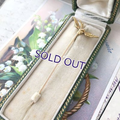 画像6: FIX ツバメのゴールドクラヴァットピン