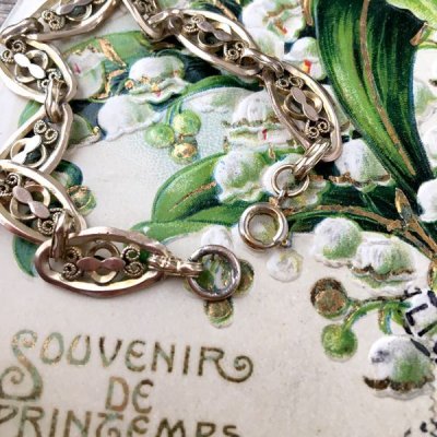 画像5: フィリグリー細工のゴールドブレスレット