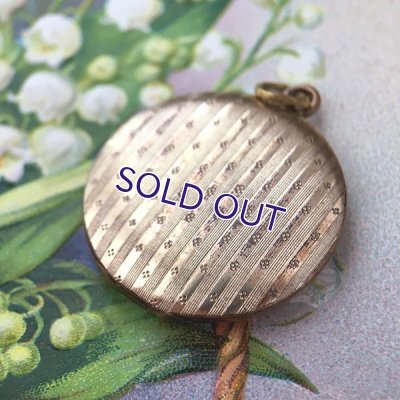 画像3: ストライプゴールドロケットペンダント