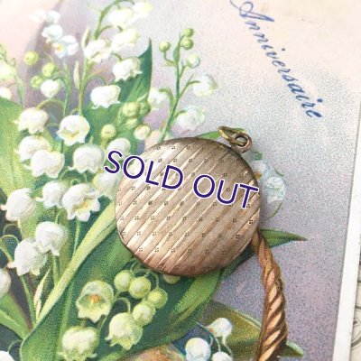 画像5: ストライプゴールドロケットペンダント