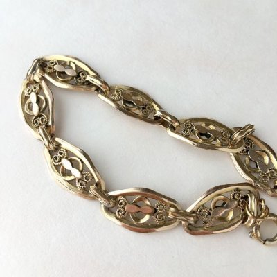 画像4: フィリグリー細工のゴールドブレスレット