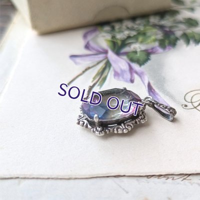 画像7: アイリスガラスのオーバルペンダント