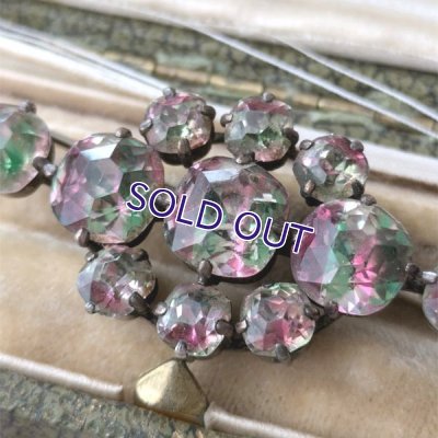 画像3: アイリスガラスのブローチ（グリーン×レッド）