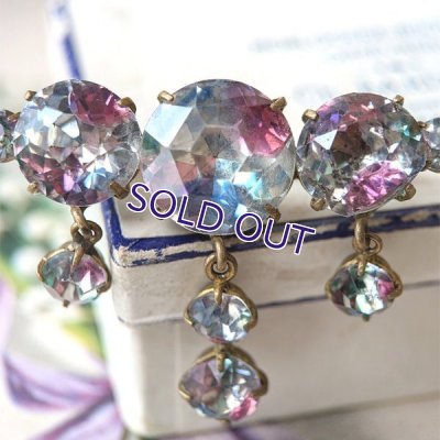 画像3: 初期アイリスガラスのフリンジブローチ