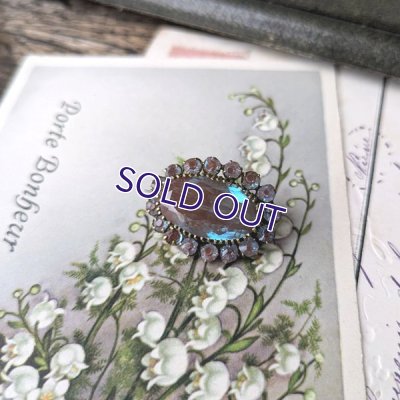 画像5: オーバルサフィレットのデイジーブローチA