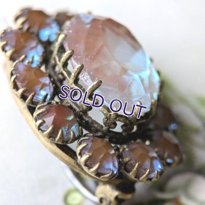 画像9: オーバルサフィレットのデイジーブローチB