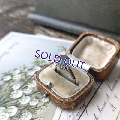 画像3: クッション型サフィレットのシルバーリングB