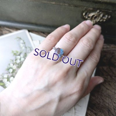 画像12: クッション型サフィレットのシルバーリングB