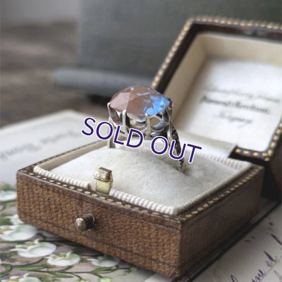 画像8: クッション型サフィレットのシルバーリング