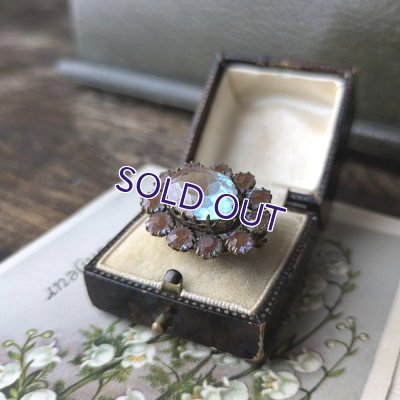 画像11: オーバルサフィレットのデイジーブローチB