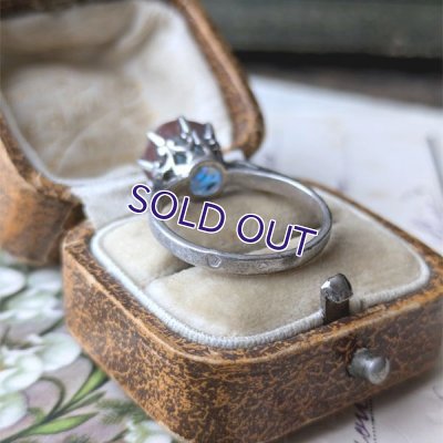 画像9: クッション型サフィレットのシルバーリングB