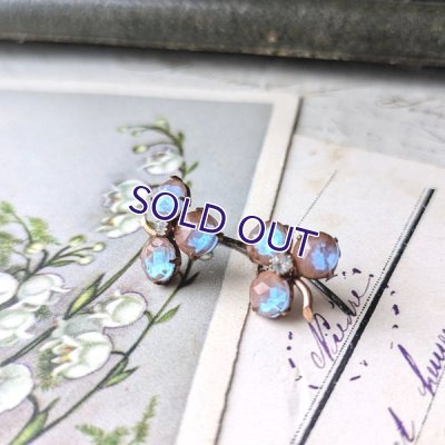 画像9: ローズカットサフィレットのクローバーピアス