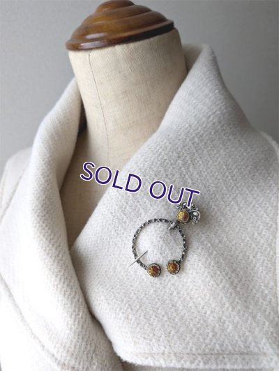 画像10: ウランガラスのヴァイキングブローチ