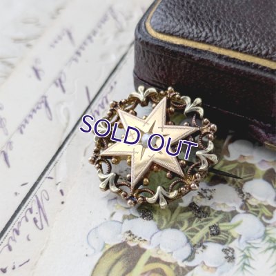 画像7: FIX パールと星のゴールドブローチ