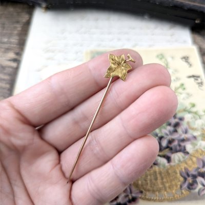 画像10: FIX 蔦のゴールドクラヴァットピン