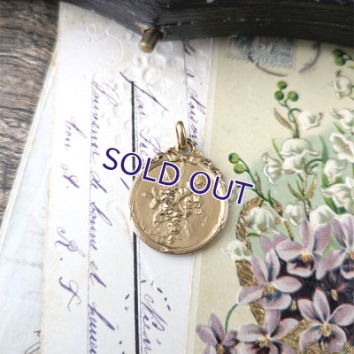 画像6: FIX 花籠のゴールドメダイペンダント