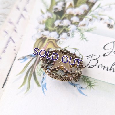 画像6: FIX パールと星のゴールドブローチ