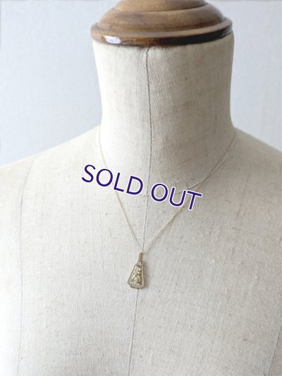 画像10: FIX バラのアールデコゴールドペンダント