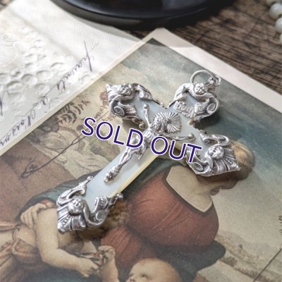 画像8: マザーオブパール 天使のシルバークロス