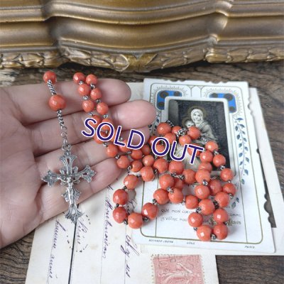 画像10: レッドコーラルのシルバーロザリオ