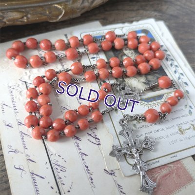 画像8: レッドコーラルのシルバーロザリオ