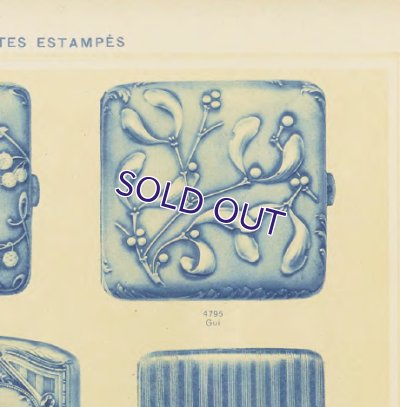 画像12: 銀製 MURATヤドリギのシガレットケース