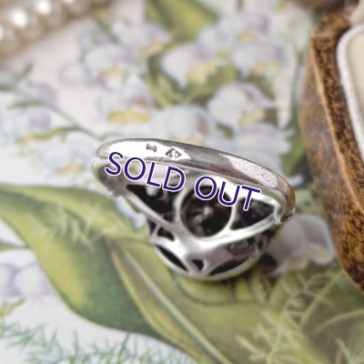 画像9: クリアガラスのシルバーラウンドリング