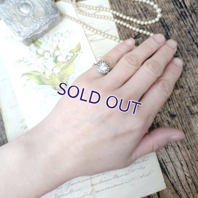 画像10: クリアガラスのシルバーラウンドリング