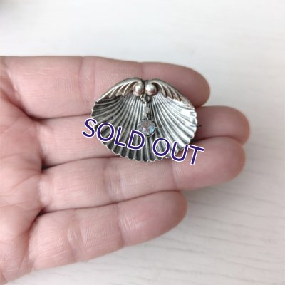 画像10: サフィレットのシェルブローチ