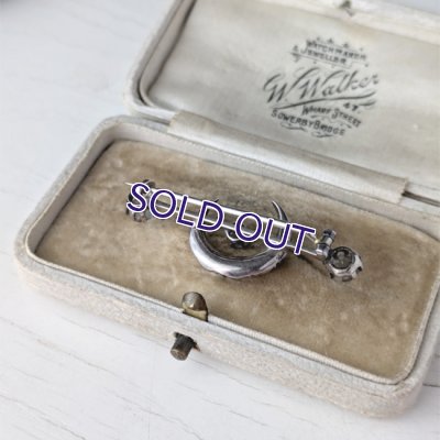 画像5: 月とサフィレットのバーブローチ